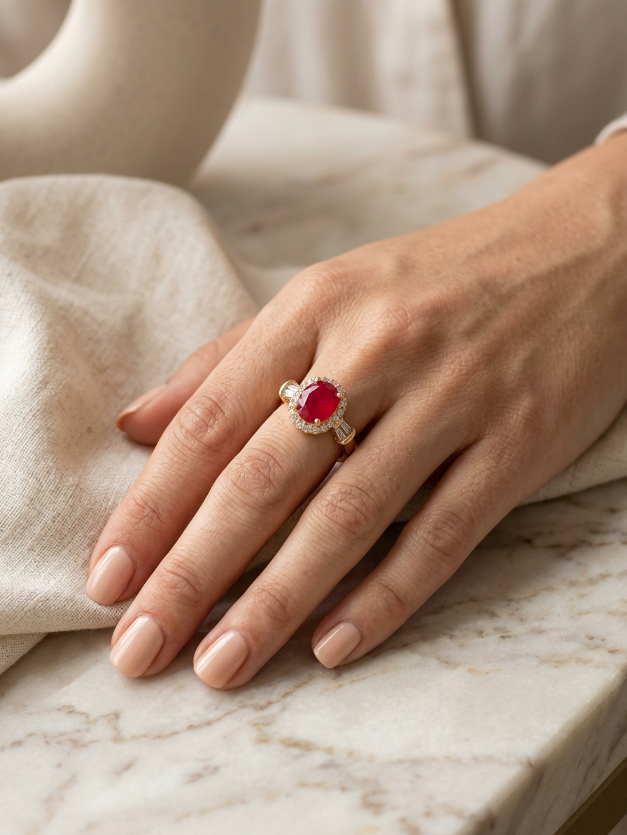 Bold Ruby Ring