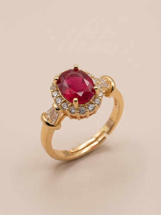 Bold Ruby Ring