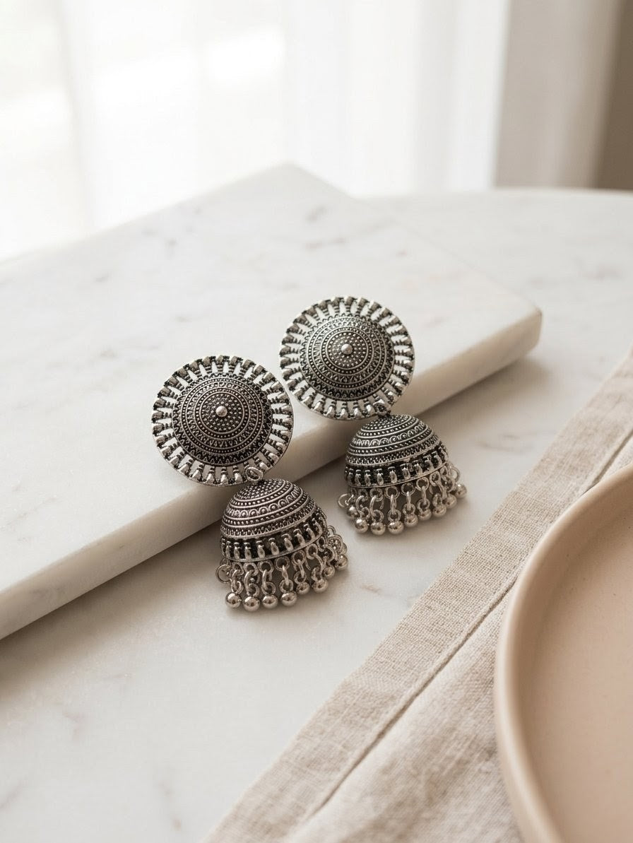 Boho Ethnic Jhumkas