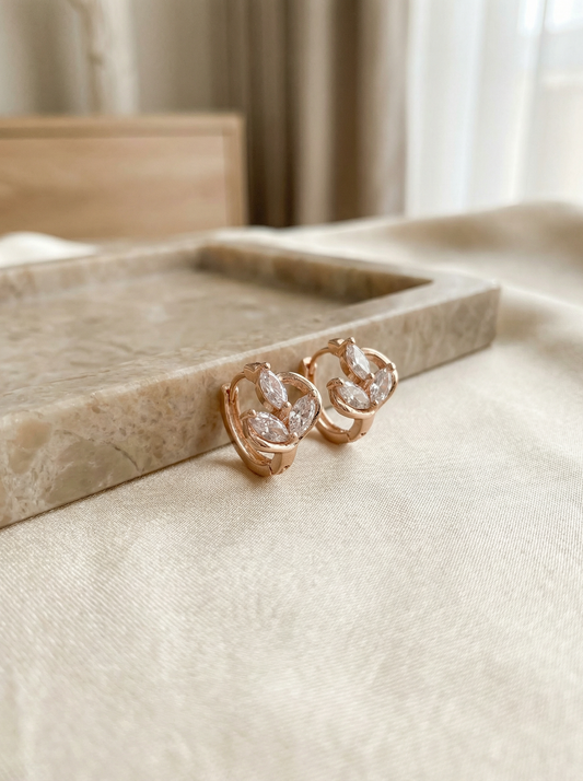 Rose Petal Studs