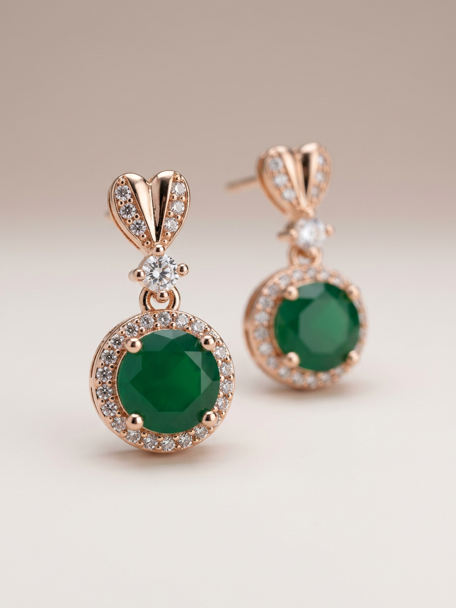 Emerald Heart Drops