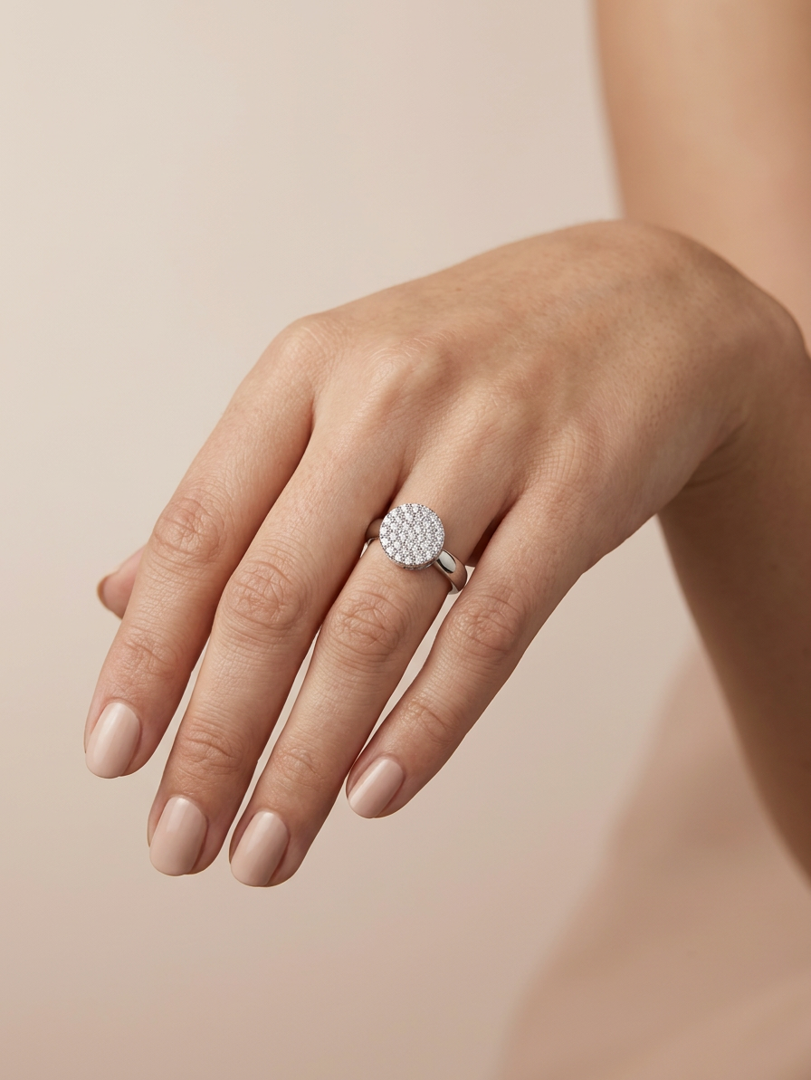 Azure Sparkle ring