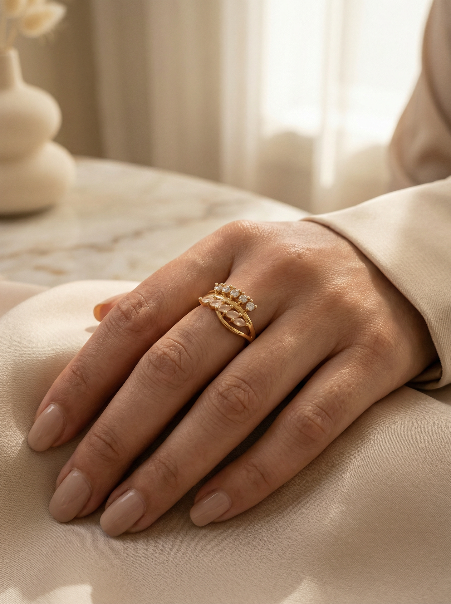 Golden Petal Wrap