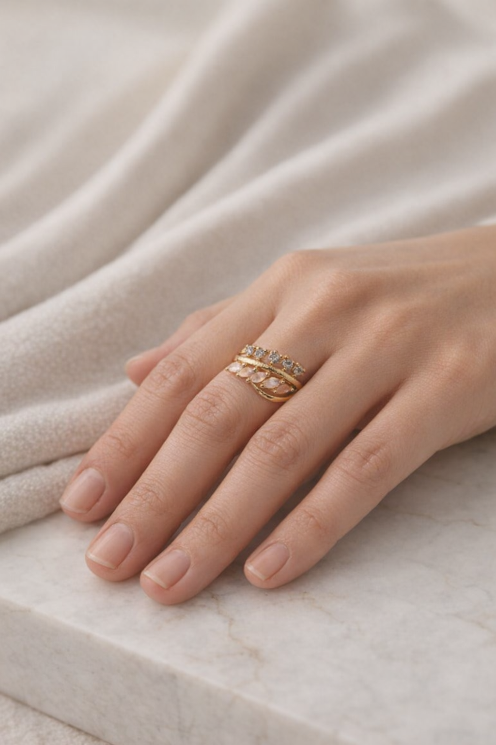 Golden Petal Wrap