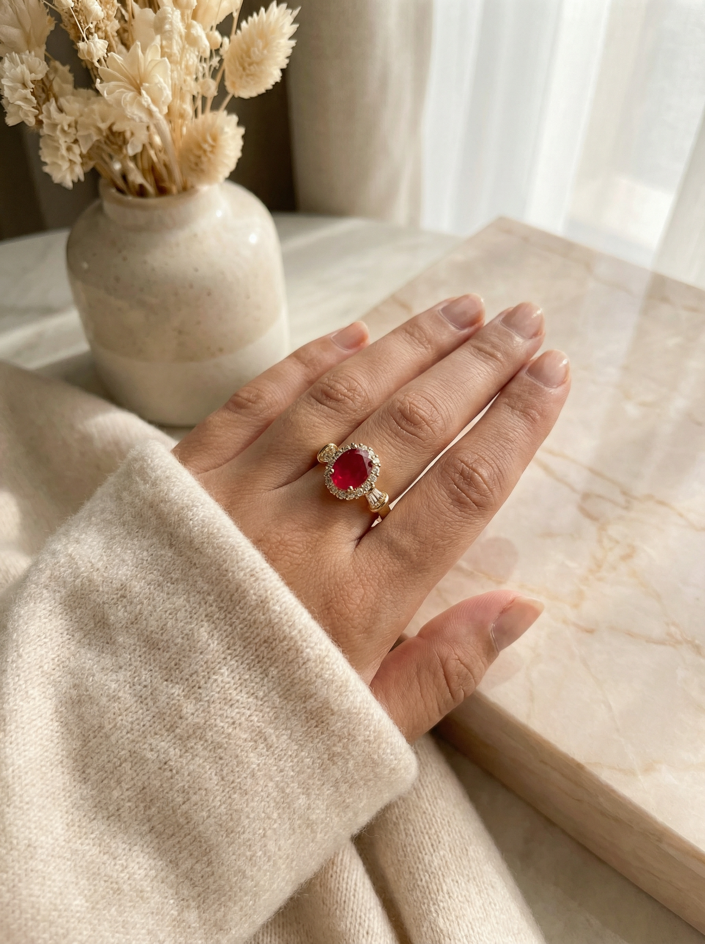 Bold Ruby Ring